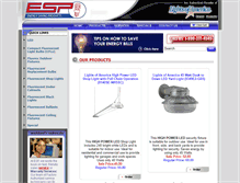 Tablet Screenshot of esplighting.com